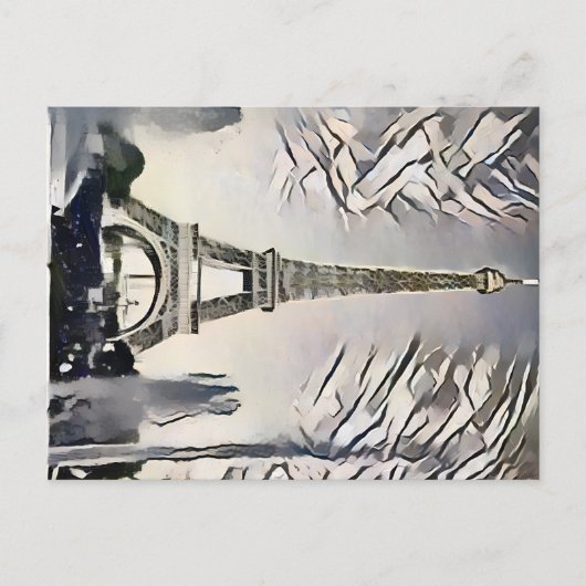 Paris, Frankreich Postkarte (Vorderseite)