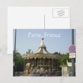 Paris, Frankreich Postkarte (Vorne/Hinten)