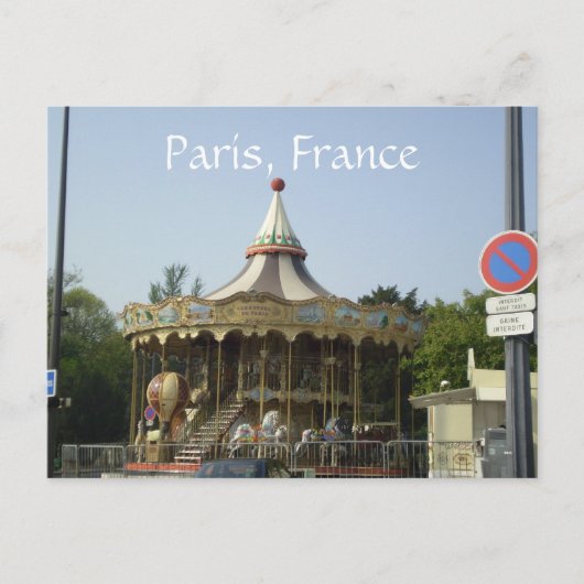 Paris, Frankreich Postkarte (Vorderseite)