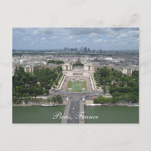 Paris, Frankreich Postkarte (Vorderseite)