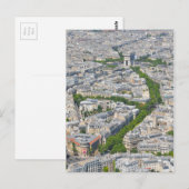 Paris, Frankreich Postkarte (Vorne/Hinten)