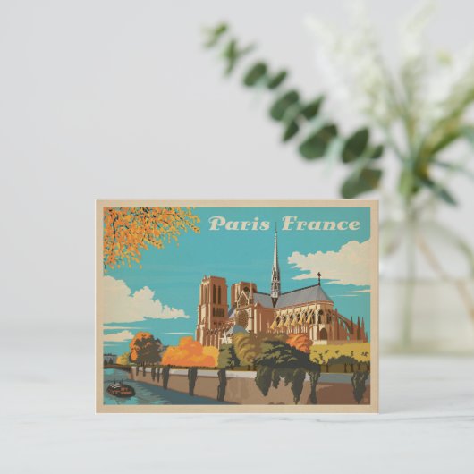 Paris, Frankreich Postkarte (Stehend Vorderseite)