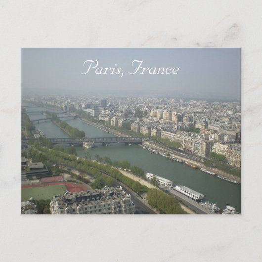 Paris, Frankreich Postkarte (Vorderseite)