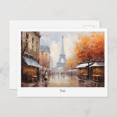 Paris Frankreich Postkarte (Vorne/Hinten)