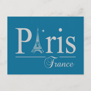 Paris Frankreich Postkarte, anpassen Postkarte
