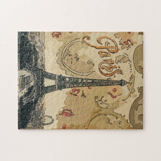 Paris, Frankreich Puzzle (Horizontal)