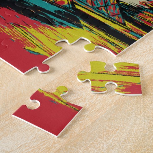 Paris-Frankreich-Pyramide des Louvre Puzzle (Seite)