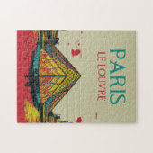 Paris-Frankreich-Pyramide des Louvre Puzzle (Horizontal)