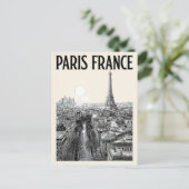 Paris Frankreich Reise Postkarte (Stehend Vorderseite)