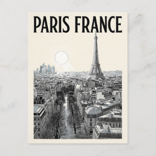 Paris Frankreich Reise  Postkarte