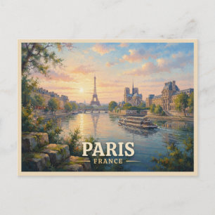 Paris Frankreich Reise Postkarte