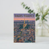 Paris Frankreich Reise  Postkarte (Stehend Vorderseite)