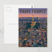 Paris Frankreich Reise  Postkarte (Vorne/Hinten)
