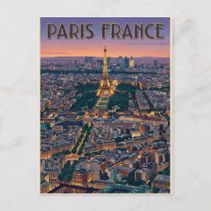 Paris Frankreich Reise  Postkarte