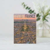 Paris Frankreich Reise Postkarte (Stehend Vorderseite)