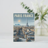 Paris Frankreich Reise Postkarte (Stehend Vorderseite)