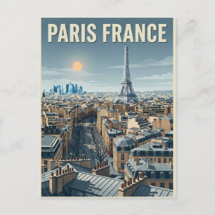 Paris Frankreich Reise  Postkarte