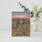 Paris Frankreich Reise  Postkarte (Stehend Vorderseite)