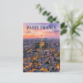 Paris Frankreich Reise Postkarte (Stehend Vorderseite)