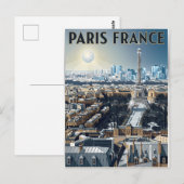 Paris Frankreich Reise Postkarte (Vorne/Hinten)