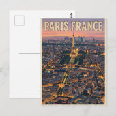 Paris Frankreich Reise  Postkarte (Vorne/Hinten)