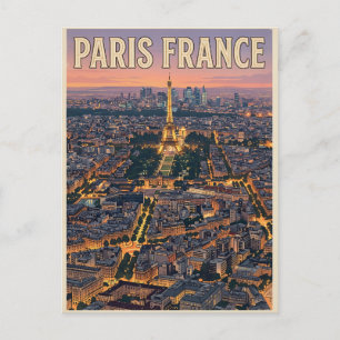Paris Frankreich Reise  Postkarte