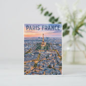 Paris Frankreich Reise Postkarte (Stehend Vorderseite)