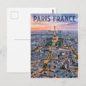 Paris Frankreich Reise Postkarte (Vorne/Hinten)