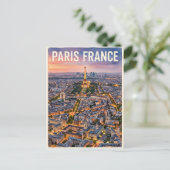Paris Frankreich Reise Postkarte (Stehend Vorderseite)