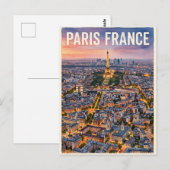Paris Frankreich Reise Postkarte (Vorne/Hinten)