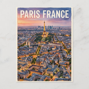 Paris Frankreich Reise  Postkarte