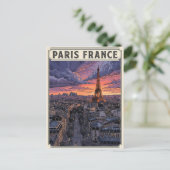 Paris Frankreich Reise  Postkarte (Stehend Vorderseite)