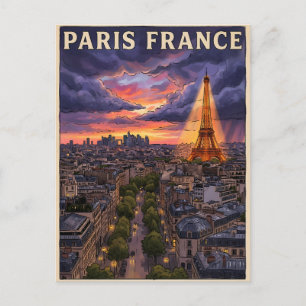 Paris Frankreich Reise  Postkarte