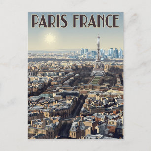Paris Frankreich Reise  Postkarte