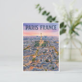 Paris Frankreich Reise Postkarte (Stehend Vorderseite)