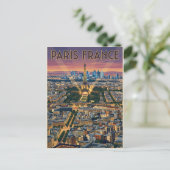 Paris Frankreich Reise Postkarte (Stehend Vorderseite)