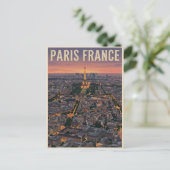 Paris Frankreich Reise Postkarte (Stehend Vorderseite)
