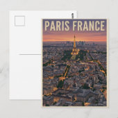 Paris Frankreich Reise Postkarte (Vorne/Hinten)