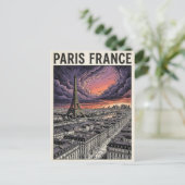 Paris Frankreich Reise  Postkarte (Stehend Vorderseite)
