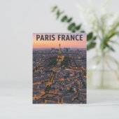 Paris Frankreich Reise Postkarte (Stehend Vorderseite)