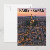 Paris Frankreich Reise Postkarte (Vorne/Hinten)