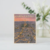 Paris Frankreich Reise Postkarte (Stehend Vorderseite)