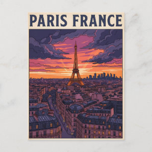 Paris Frankreich Reise Postkarte