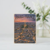 Paris Frankreich Reise Postkarte (Stehend Vorderseite)
