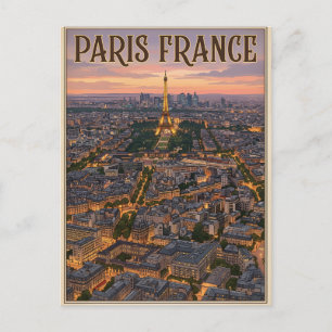 Paris Frankreich Reise  Postkarte
