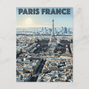 Paris Frankreich Reise  Postkarte