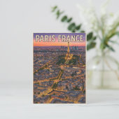Paris Frankreich Reise Postkarte (Stehend Vorderseite)