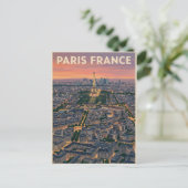 Paris Frankreich Reise Postkarte (Stehend Vorderseite)
