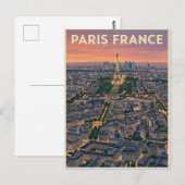Paris Frankreich Reise Postkarte (Vorne/Hinten)