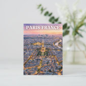 Paris Frankreich Reise Postkarte (Stehend Vorderseite)
